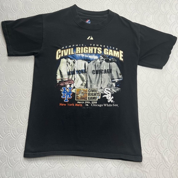 Civil Rights Game New York Mets Vs Chicago White Sox 2008 Shirt Size Small - Picture 1 of 7